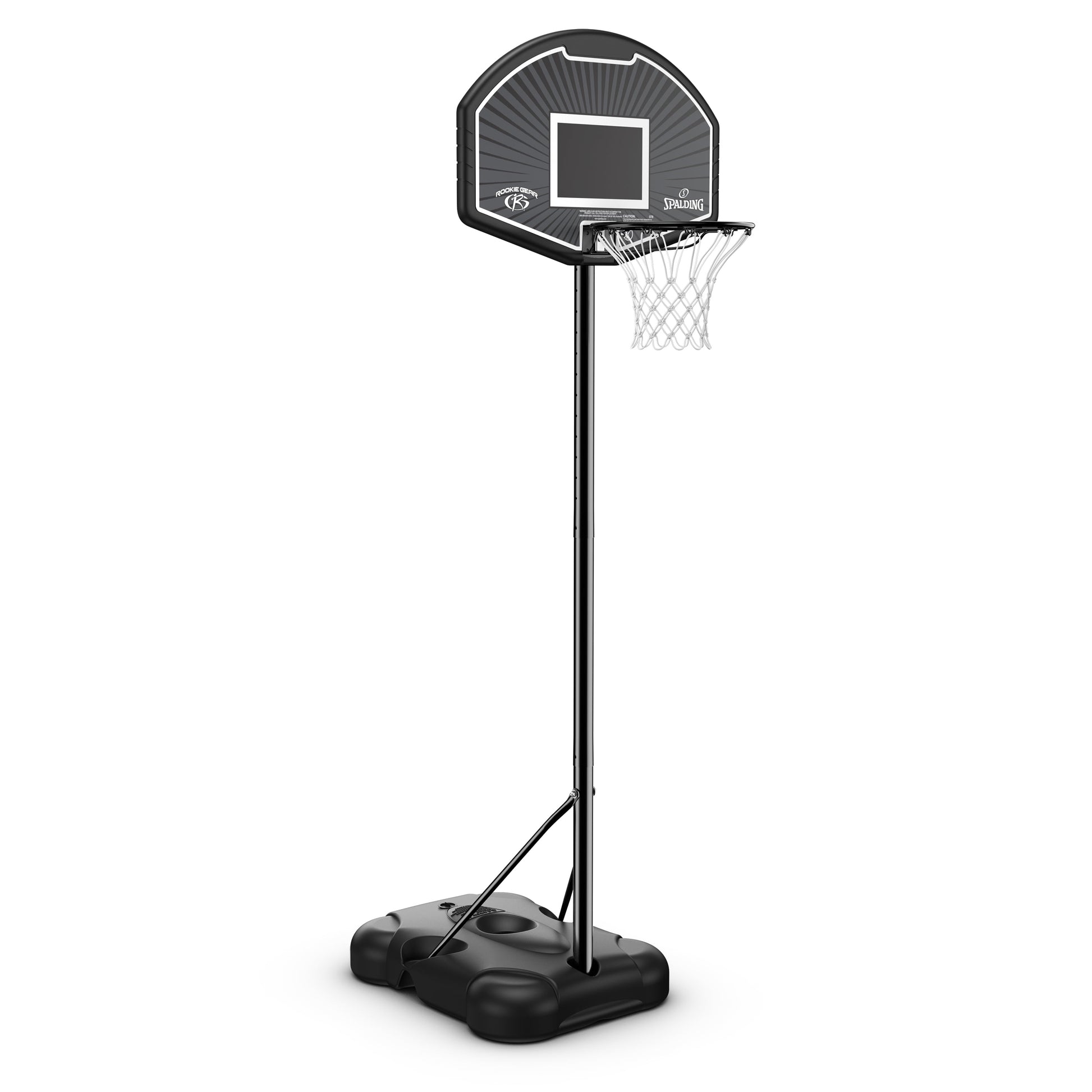 32-Inch Indoor/ Outdoor Basketball Hoop with Eco- Friendly Composite Backboard & Adjustable Height