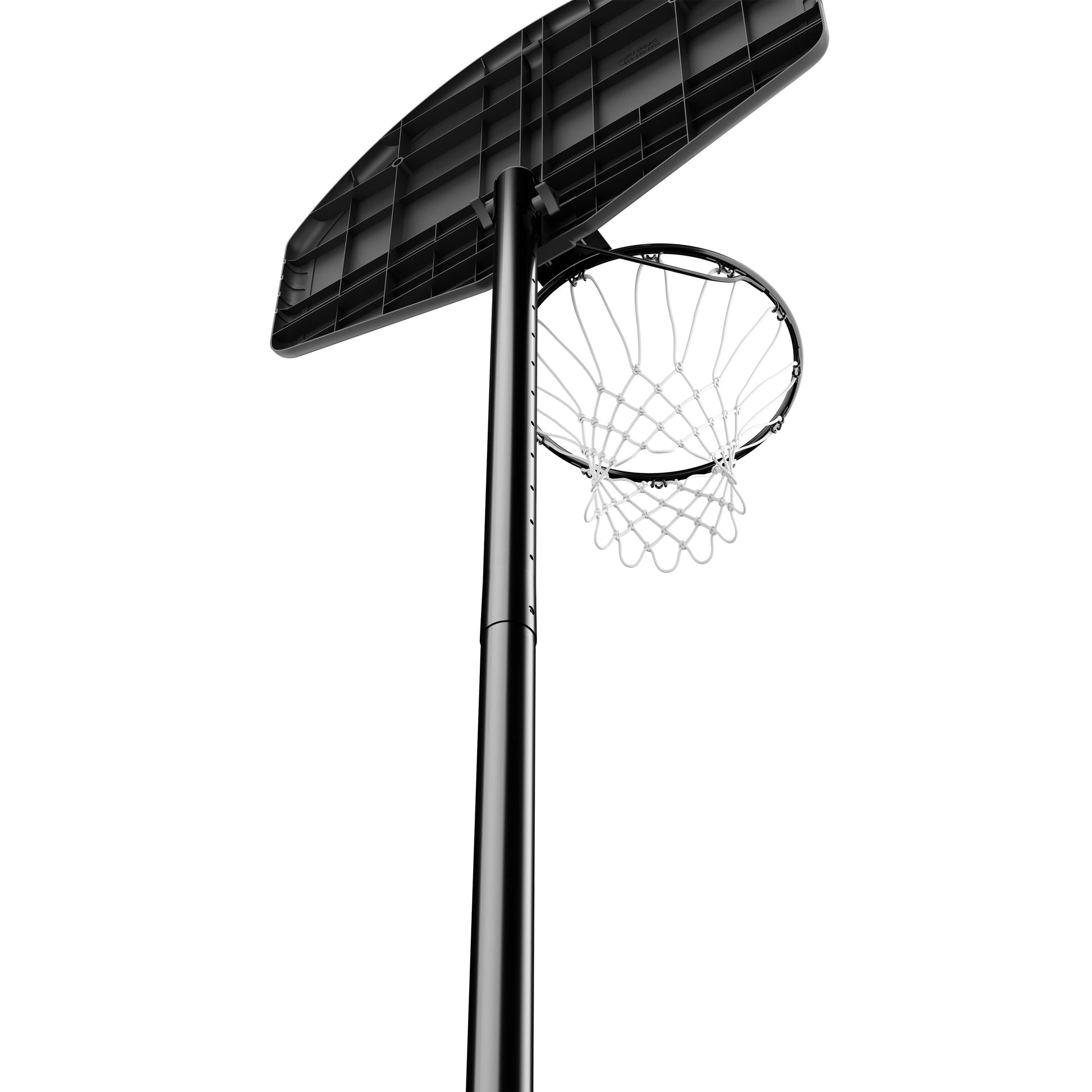 32-Inch Indoor/ Outdoor Basketball Hoop with Eco- Friendly Composite Backboard & Adjustable Height