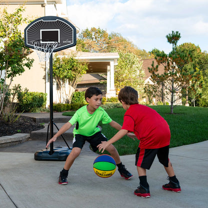 32-Inch Indoor/ Outdoor Basketball Hoop with Eco- Friendly Composite Backboard & Adjustable Height